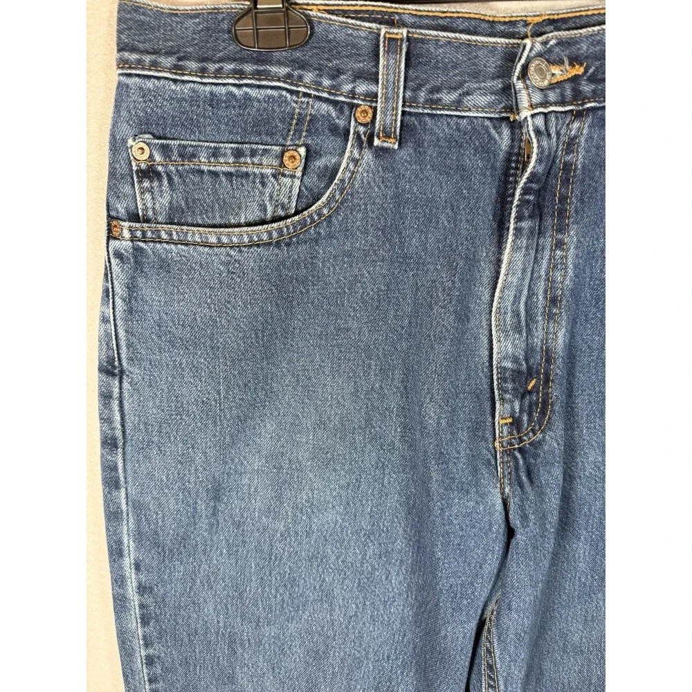 VINTAGE Levi's 550 Jeans Mens 34x32 Blue Relaxed Fit Tapered Leg Made in USA Y2K